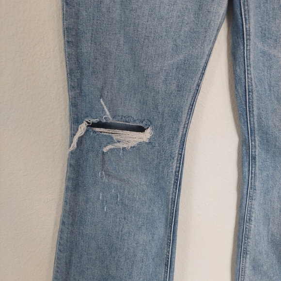 Denim Forum The Twiggy High Rise Flare 28L Size 29 - Picture 2 of 11